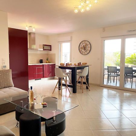 Tres Bel Appartement -Residence Avec Piscine Sur Le Toit Et Vue Panoramique Saint-Raphaël Esterno foto